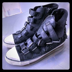ASH Virgin Buckle High Top Sneakers